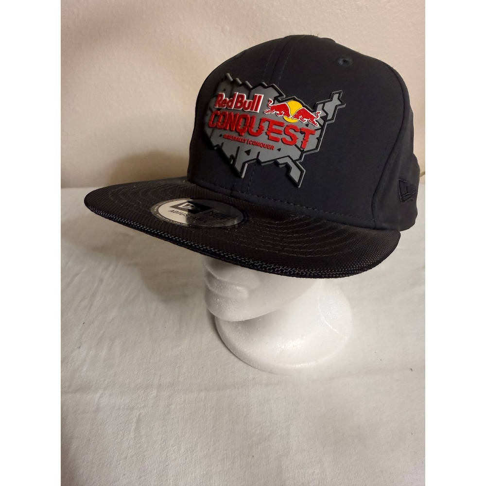 New Era Red Bull Conquest Snapback Hat Black Gaming Esports Rise Rally Conquer